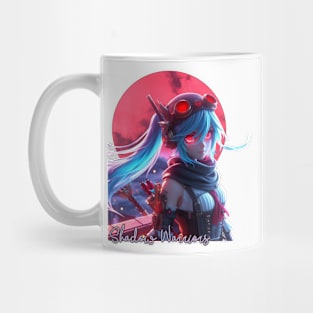 Steampunk Ninja Warrior Girl Mug